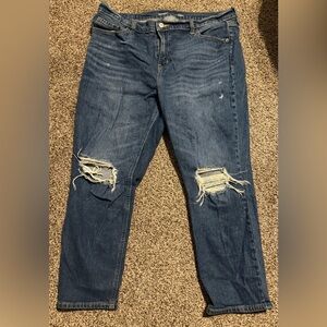 Old Navy Men's Relaxed Distressed Denim Jeans